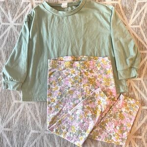 Carter's Floral Print Outfit